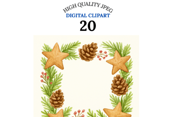 Christmas Borders Clipart Set Review