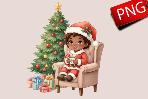 Christmas Png- Christmas Black Girl Png: A Designer’s Review for Seasonal Illustrations