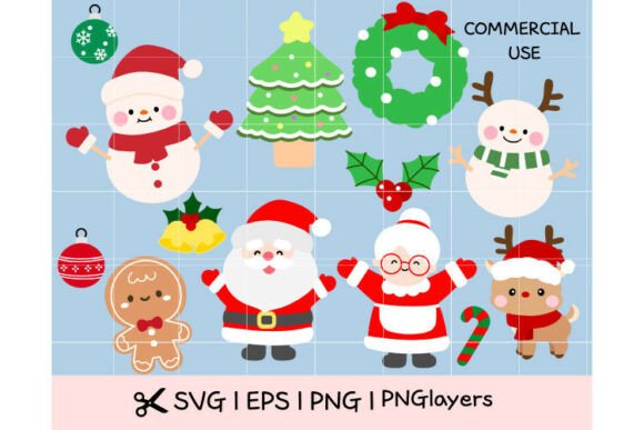Christmas SVG Bundle Merry Christmas SVG Illustrations Review