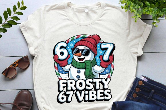 Frosty Vibes 67 Six Seven Christmas Png Illustrations Review