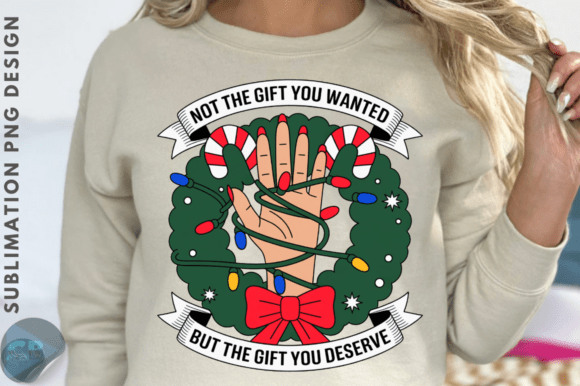 Funny Christmas Middle Finger PNG Design Review