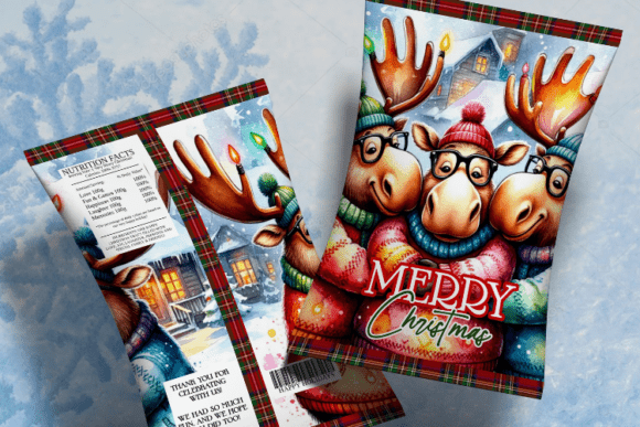 Funny Christmas Moose Chip Bag Review