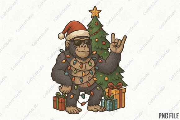 Funny Santa Bigfoot Christmas PNG: A Practical Review for Illustrations and Digital Sellers