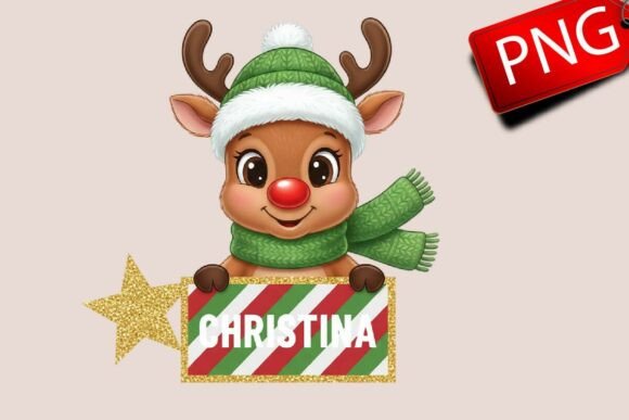 Personalized Christmas Kids Name Png