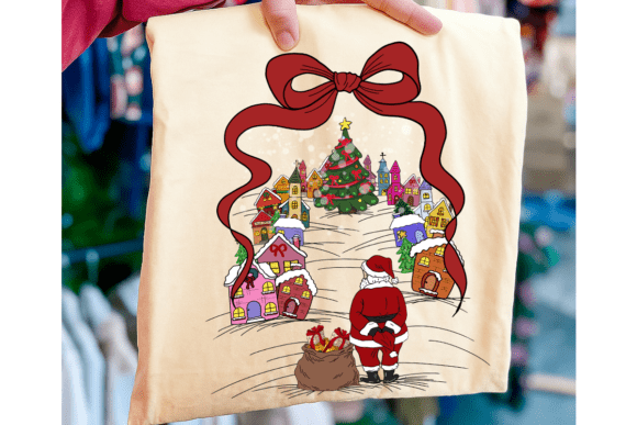 Santa Christmas Village Coquette Png Illustrations Review